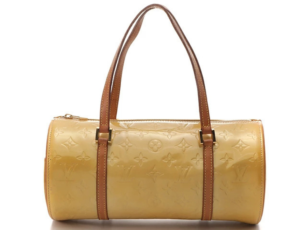 LOUIS VUITTON Monogram Vernis Bedford Shoulder Bag Handbag Beige Cream